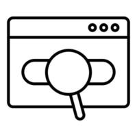 Search Engine Icon Style vector