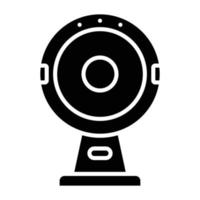 Round Webcam Icon Style vector