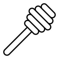 Honey Dipper Icon Style vector