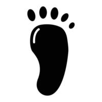 Footprint Icon Style vector