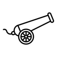 Army Artillery Icon Style vector