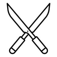 Farming Scissor Icon Style vector