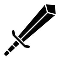 Sword Toy Icon Style vector