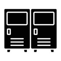 Locker Icon Style vector