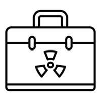 Army Case Icon Style vector