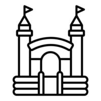 Bouncy Castle Icon Style vector