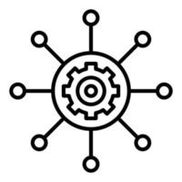 Integration Icon Style vector