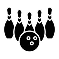 Bowling Icon Style vector