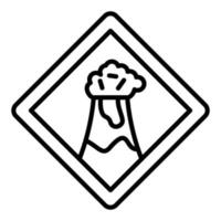 Warning Icon Style vector