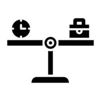 Balance Work Icon Style vector