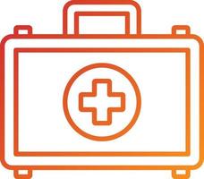 First Aid Kit Icon Style vector