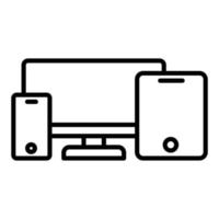 Responsive Icon Style vector