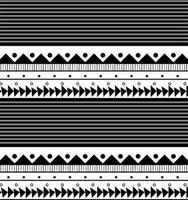 triangular ethnic pattern and... vector