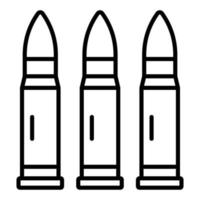 Ammunition Icon Style vector