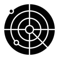 Army Radar Icon Style vector