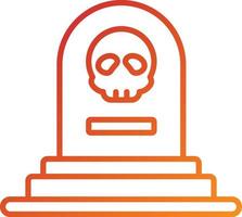 Pirate Grave Icon Style vector