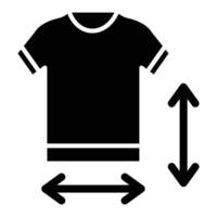 Clothes Measurement Icon Style vector