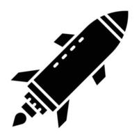 Army Rocket Icon Style vector