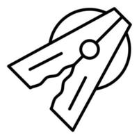 Clothes Pin Icon Style vector