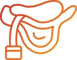Saddle Icon Style vector