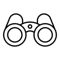 Army Bicoculars Icon Style vector