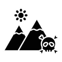 Skull Island Icon Style vector