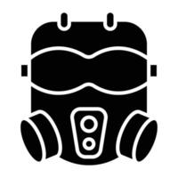 Army Mask Icon Style vector