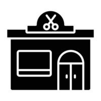 Barber Shop Icon Style vector