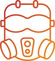 Army Mask Icon Style vector