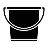 Sand Bucket Icon Style vector