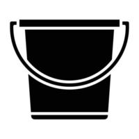 Sand Bucket Icon Style vector