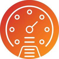 Speedometer Icon Style vector