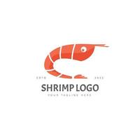 Shrimp logo design icon illustration vector