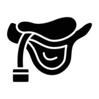 Saddle Icon Style vector