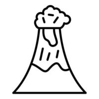 estilo de icono de lava vector
