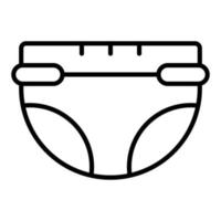 Diaper Icon Style vector