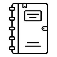 Diary Icon Style vector