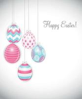 Beautiful Easter Egg Background Vector Illustration