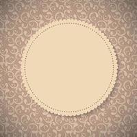 Frame in Vintage Background. Vector Illustration