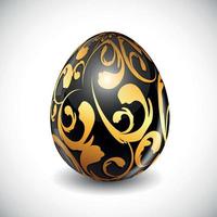 Beautiful Easter Egg Background Vector Illustration