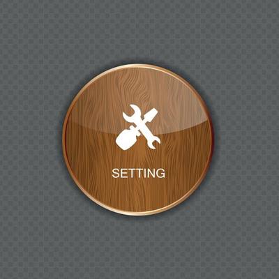 Setting wood  application icons