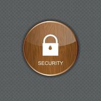Security wood application icons