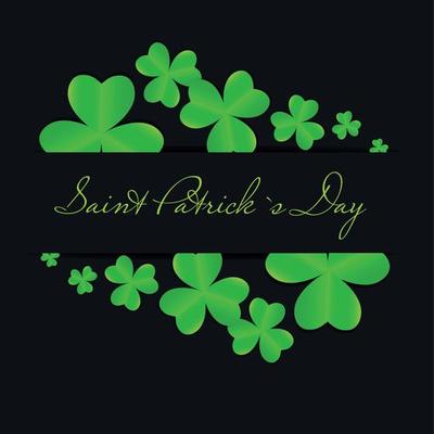 Saint Patricks day background vector illustration