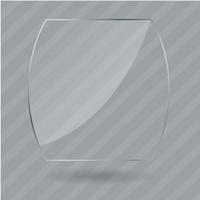 Glass frame on abstract background. Vector illustration.