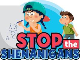 Stop shenanigans isolated word text vector