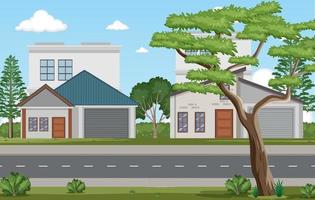 House by the beach vector