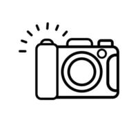 camera of line  icons sign vector