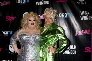 LOS ANGELES, FEB 17 - Darienne Lake, Courtney Act at the RuPauls Drag Race Season 6 Premiere Party at Hollywood Roosevelt Hotel on February 17, 2014 in Los Angeles, CA photo