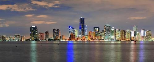 Miami night scene photo