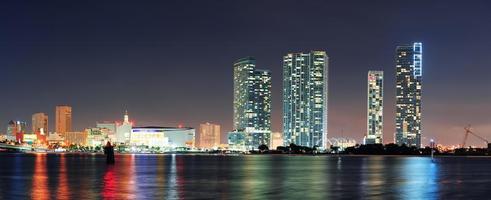 Miami night scene photo